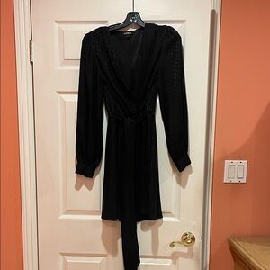 Express Black Long Sleeve Dress